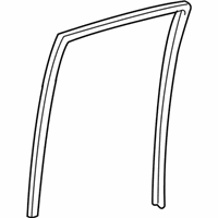 OEM Lexus Run, Rear Door Glass, RH - 68142-60050