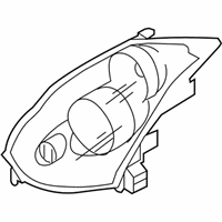 OEM Infiniti G35 Headlamp Housing Assembly, Right - 26025-CM40C