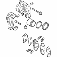 OEM Kia K900 Front Brake Assembly, Left - 581103T500