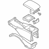 OEM 2017 Infiniti Q70L Console Complete - 96905-1MA3A