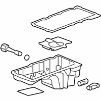 OEM 2013 GMC Sierra 1500 Oil Pan - 12640747