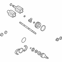 OEM 2008 Chevrolet Trailblazer Axle Assembly - 26079789