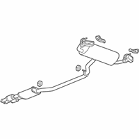 OEM 2017 Cadillac XT5 MUFFLER ASM-EXH (W/ EXH AFTERTREATMENT) - 85513031