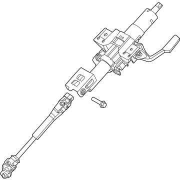 OEM 2022 Nissan Sentra Column Assy-Steering - 48805-6LB1A