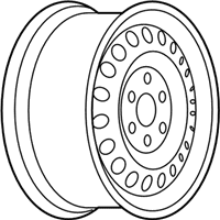 OEM 2007 Chevrolet Trailblazer Spare Wheel - 9593405