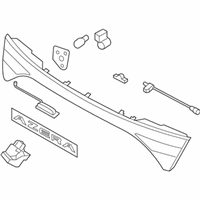 OEM 2014 Hyundai Azera Lamp Assembly-Rear Combination, Center - 92401-3V321