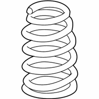 OEM 2012 Honda CR-V Spring, Rear - 52441-T0G-A02