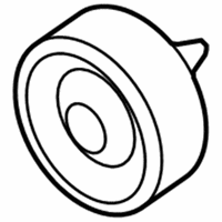 OEM Mercury Serpentine Idler Pulley - 6E5Z-8678-AC