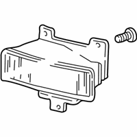 OEM 1997 Ford Expedition Fog Lamp Assembly - F75Z-15A254-BB