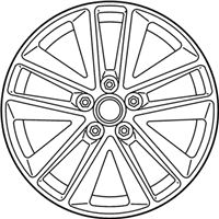 OEM Infiniti Q50 Aluminum Wheel - D0C00-4GC3A