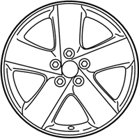 OEM 2011 Lexus LS460 Wheel, Disc Chrome P - 4261A-50210