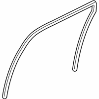 OEM Infiniti Glass Run Rubber-Rear Door Window, RH - 82330-1PM0A