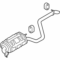 OEM 2009 Hyundai Elantra Tail With Muffler Pipe - 28700-2H300