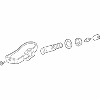 OEM 2016 Chevrolet Equinox Tire Pressure Sensor - 19332370