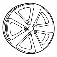 OEM Jeep Grand Cherokee Aluminum Wheel - 1WQ09DX8AB