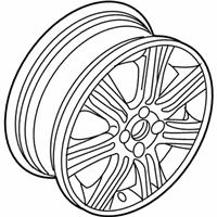 OEM 2011 Honda Fit Disk, Aluminum Wheel (16X6J) (Tpms) (Kosei) - 42700-TK6-A91