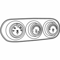 OEM 2015 Jeep Renegade Air Conditioner And Heater Control - 6LW58LXHAA