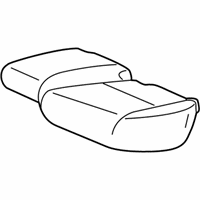 OEM 2020 Honda Fit Pad, L. RR. Seat Cushion - 82537-T5R-A11