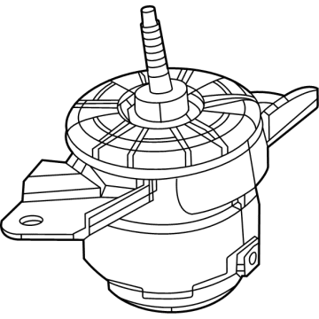 OEM 2022 Jeep Gladiator INSULATOR-Engine Mount - 68284621AC