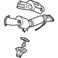 OEM Ford Escape Converter & Pipe - CV6Z-5E212-F