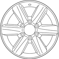 OEM 2010 Lexus GX460 Wheel, Disc - 42611-60871