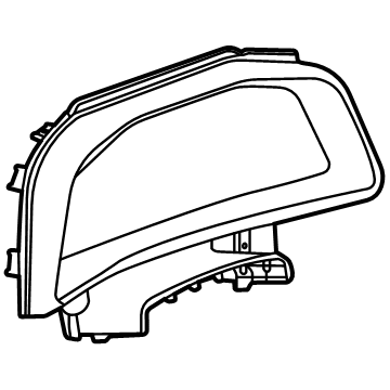 OEM Chevrolet Cluster Bezel - 84821389