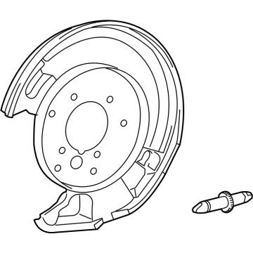 OEM Lexus IS300 Cover, Disc Brake Du - 47882-30080