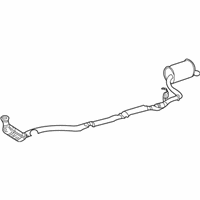 OEM 2001 Lincoln LS Catalytic Converter - 1R8Z-5E212-CA