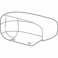 OEM 1997 BMW 540i Cover Cap, Primed, Left - 51-16-8-202-685