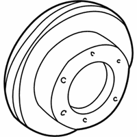 OEM GMC C3500 Front Brake Rotor - 15679710