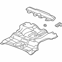 OEM 2003 Acura RSX Panel Set, Rear Floor - 04655-S6M-A00ZZ