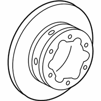 OEM 2005 Dodge Sprinter 2500 Brake Rotor - 5103606AC