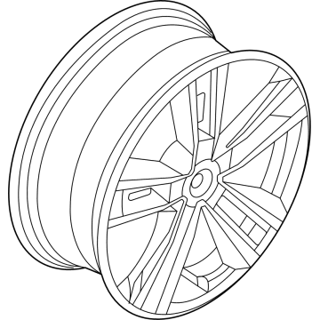 OEM 2021 BMW 228i xDrive Gran Coupe DISK WHEEL, LIGHT ALLOY, IN - 36-11-6-884-022