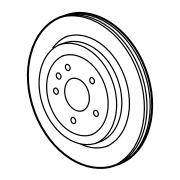 OEM 2022 Cadillac CT4 Rotor - 13526552