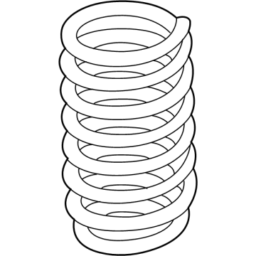 OEM 2020 BMW 330i xDrive REAR COIL SPRING - 33-53-6-889-979