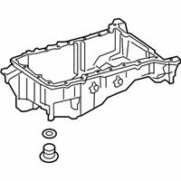 OEM 2018 Infiniti Q60 Oil Pan Assembly - 11110-2V70B