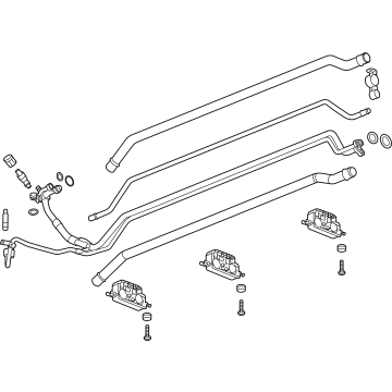 OEM 2022 Chevrolet Corvette Center AC Tube - 84671738