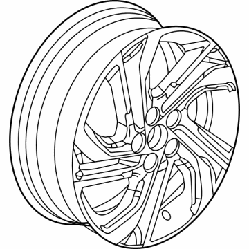 OEM 2022 Chevrolet Bolt EUV Wheel, Alloy - 42599172