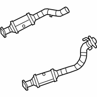 OEM Jeep Front Catalytic Converter - 68306092AA