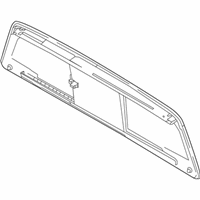 OEM 2021 Nissan Titan XD Glass-Back Window - 79700-EZ20A