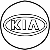 OEM 2004 Kia Spectra Wheel Center Cap Silver - 0K2N337190