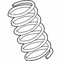 OEM BMW 525i Rear Coil Spring - 33-53-1-093-940