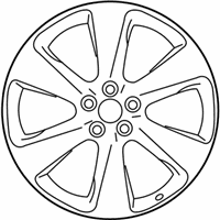 OEM 2013 Infiniti FX50 Aluminum Wheel - D0C00-1CA4A