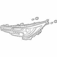 OEM 2020 Toyota Corolla Headlamp Assembly - 81110-02S50