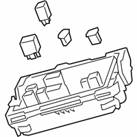 OEM 2018 Cadillac ATS Fuse & Relay Box - 84014012