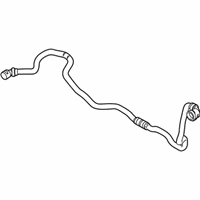 OEM 2017 BMW 530i Radiator Coolant Hose Lower - 17-12-8-602-633