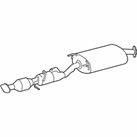 OEM 2016 Lexus RX450h Exhaust Pipe Assembly - 17420-31650