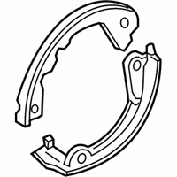 OEM 2017 Ford Mustang Park Brake Shoes - FR3Z-2648-A