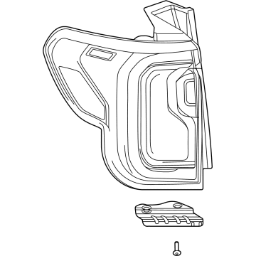 OEM GMC Acadia Tail Lamp - 84746543