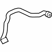 OEM 2011 BMW 750i xDrive Intercooler Coolant Hose - 17-12-7-591-512